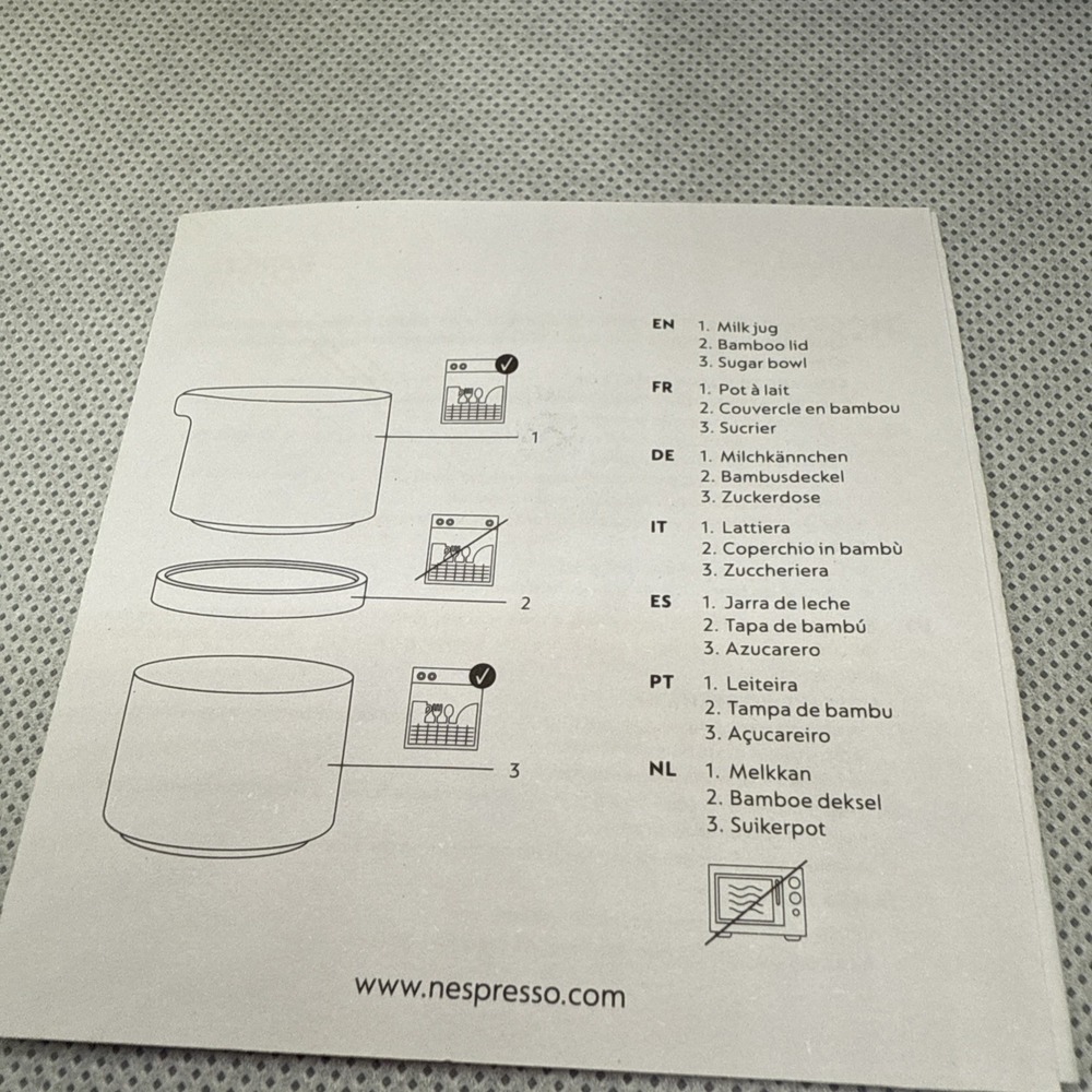 NIB Nespresso Stackable Serving Set - Barista Collection Open Box - Picture 4 of 4